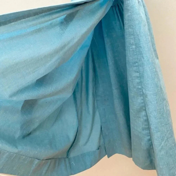 Vintage 1960's / 1970's / 1990's Patio Pattern Scoop Neck Summer Hostess Dress - Picture 5 of 6